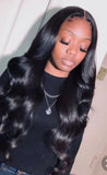 5x5 BODY WAVE CLOSURE WIG. PRE-PLUCKED HAIRLINE