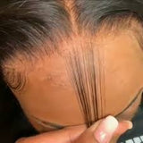 Straight HD Fine Thin Swiss Invisible Lace Closure. Pre-Plucked Hairline